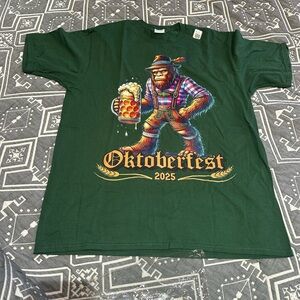 Dark Green Graphic T-Shirt